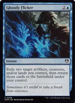 Ghostly Flicker CMM 98 Normal English NM - MTG - Image 1
