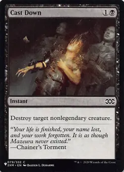 Cast Down (2XM) LIST 079/332 Normal English NM - MTG - Image 1