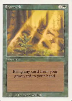 Regrowth 3ED Normal English NM - MTG - Image 1