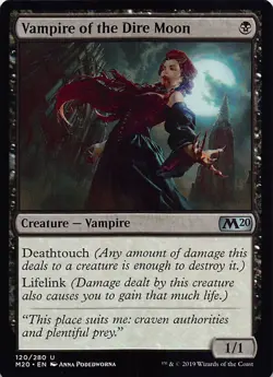 Vampire of the Dire Moon M20 120 Normal English NM - MTG - Image 1