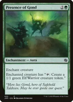 Presence of Gond JMP 420 Normal English NM - MTG - Image 1