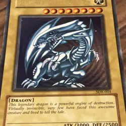 Yu-Gi-Oh! Blue-Eyes White Dragon Card ATK/3000 DEF/2500 - Image 3