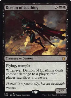 Demon of Loathing THB 292 Normal English NM - MTG - Image 1