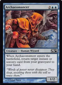 Archaeomancer M14 43 Normal English NM - MTG - Image 1
