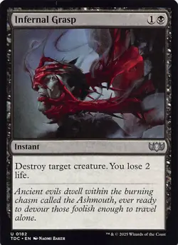 Infernal Grasp TDC 182 Normal English NM - MTG - Image 1