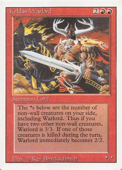 Keldon Warlord 3ED Normal English NM - MTG - Image 1