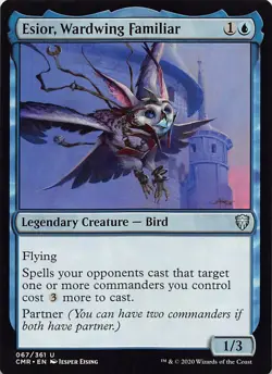 Esior, Wardwing Familiar CMR 67 Normal English NM - MTG - Image 1