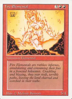 Fire Elemental 3ED Normal English NM - MTG - Image 1