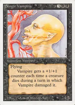 Sengir Vampire 3ED Normal English NM - MTG - Image 1