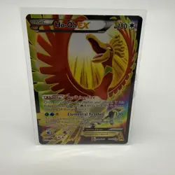 Pokemon TCG Ho-Oh EX Full Art 121/122 Rare Ultra XY Breakpoint Holo Card 2016 - Image 1