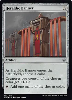 Heraldic Banner ELD 222 Normal English NM - MTG - Image 1