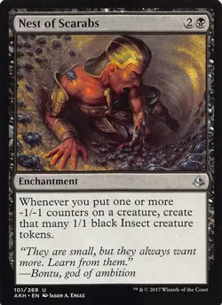 Nest of Scarabs AKH 101 Normal English NM - MTG - Image 1