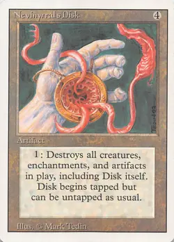 Nevinyrral's Disk 3ED Normal English NM - MTG - Image 1