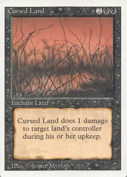 Cursed Land 3ED Normal English NM - MTG - Image 1