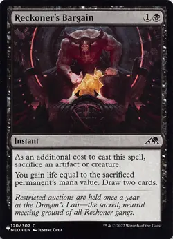 Reckoner's Bargain LIST 120/302 Normal English NM - MTG - Image 1