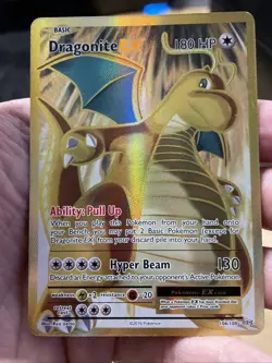 Pokemon TCG Dragonite-EX Evolutions Full Art Holo Card 106/108 Ultra Rare - Image 1