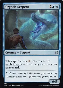 Cryptic Serpent JMP 146 Normal English NM - MTG - Image 1