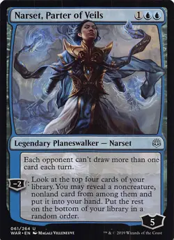 Narset, Parter of Veils WAR 61 Normal English NM - MTG - Image 1