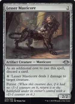 Lesser Masticore MH1 225 Normal English NM - MTG - Image 1