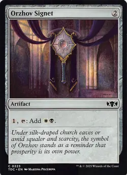 Orzhov Signet TDC 323 Normal English NM - MTG - Image 1