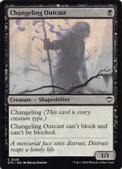 Changeling Outcast OTC 128 Normal English NM - MTG - Image 1