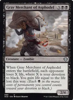 Gray Merchant of Asphodel SCD 80 Normal English NM - MTG - Image 1