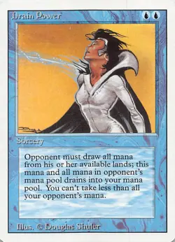 Drain Power 3ED Normal English NM - MTG - Image 1