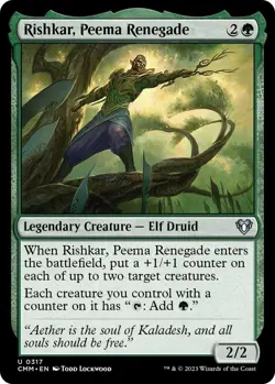 Rishkar, Peema Renegade CMM 317 Normal English NM - MTG - Image 1