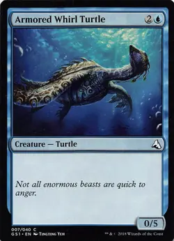 Armored Whirl Turtle GS1 7 Normal English NM - MTG - Image 1