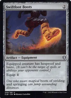 Swiftfoot Boots CLB 339 Normal English NM - MTG - Image 1