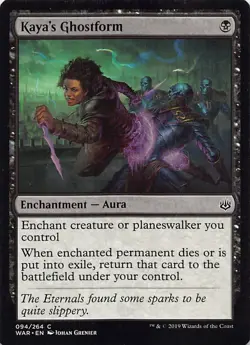 Kaya's Ghostform WAR 94 Normal English NM - MTG - Image 1