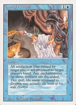 Hurkyl's Recall 3ED Normal English NM - MTG - Image 1