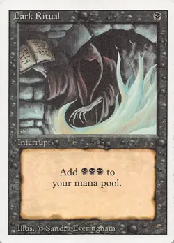 Dark Ritual 3ED Normal English NM - MTG - Image 1