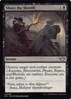 Shoot the Sheriff OTJ 106 Normal English NM - MTG - Image 1