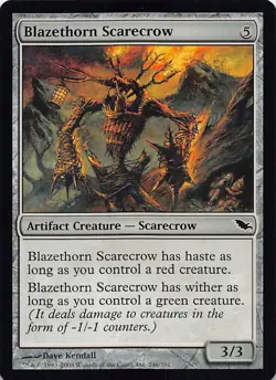Blazethorn Scarecrow SHM 246 Normal English NM - MTG - Image 1