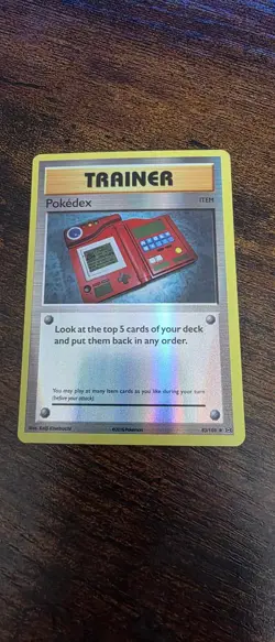 Pokedex 82/108 Uncommon Evolutions Pokemon Reverse Holo Near Mint - Image 1