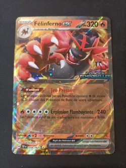 Carte Pokemon Felinferno Ex 034/162 Promo Forces Temporelles - Image 1