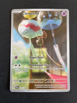 Pokemon Card TCG - Chimecho 179/167 Illustration Rare Twilight Masquerade NM - Image 1