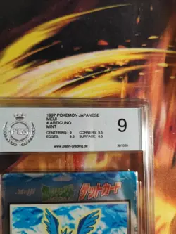 Pokemon Card Arktos Articuno Meiji Promo 1997 Holo Foil Rare Japanese PGS PSA 9 - Image 4