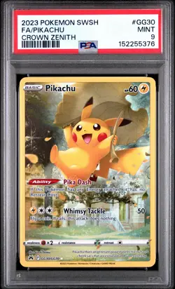 PIKACHU GG30/GG70 PSA 9 SWORD SHIELD CROWN ZENITH POKEMON ENGLISH - Image 1