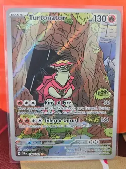 Turtonator 146/142 Illustration Rare Stellar Crown Pokemon Near Mint - Image 1