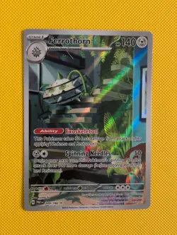 Ferrothorn 209/182 Illustration Rare Paradox Rift Rare Pokemon Card - Image 1