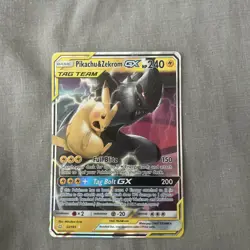 Pikachu & Zekrom GX 33/181 - S&M Team Up -Tag Team - Pokemon TCG UK SELLER NM - Image 1