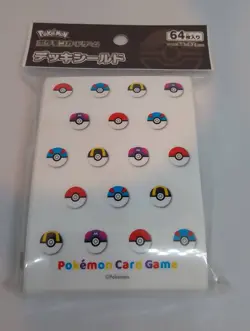 Pokemon - Pokeball Design Sleeves (64) - Japan Pokemon Center (New/Sealed) - Image 1