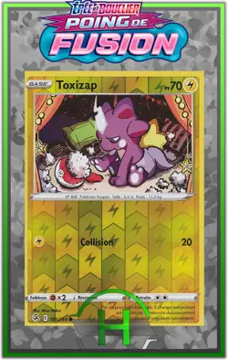 Toxizap Reverse - EB08:Poing de Fusion - 105/264 - Carte Pokemon Francaise - Image 1