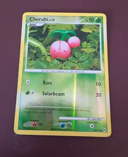 Cherubi Arceus 60/99 Reverse Holo NM Pokemon Yuka Morri Claymation - Image 1