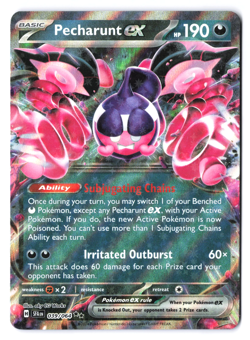 Pecharunt ex 039/064 - SV: Shrouded Fable Pokemon Double Rare Holo NM - Image 1