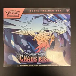 Pokemon TCG: Mega Evolution Chaos Rising Elite Trainer Box ETB SEALED - Image 1