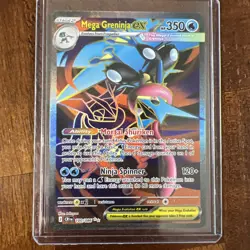 Mega Greninja ex 100/086 | Chaos Rising | NM | Full Art | MEGA | Pokemon TCG - Image 1