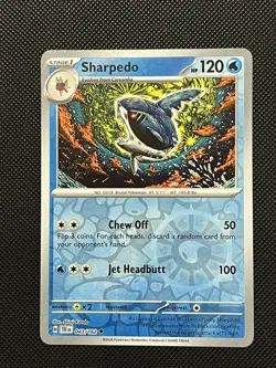 Pokemon Temporal Forces - Sharpedo - 043/162 - Reverse Holo - M/NM - Image 2